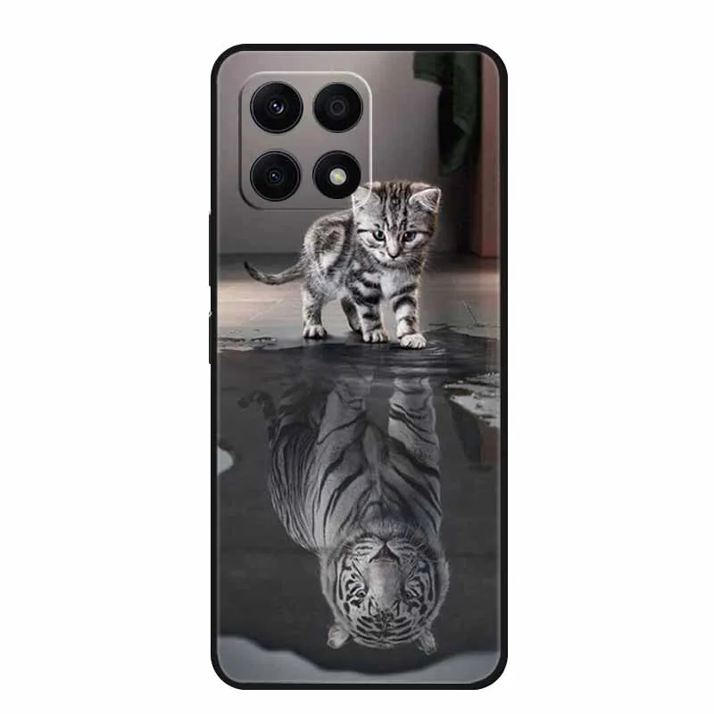 Lion Wolf TPU Silicone Protective Case - Soft Printed Cover