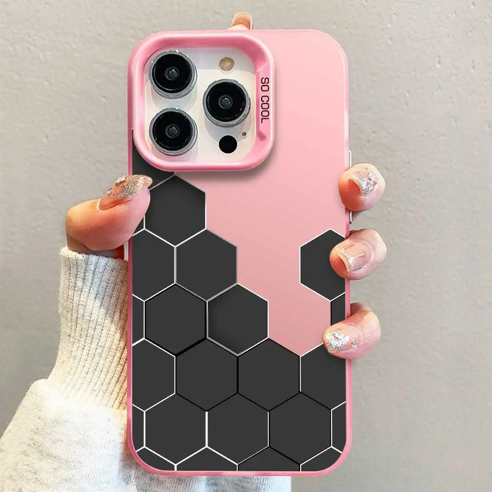 Sleek Silver IMD Phone Case - Stylish Protection
