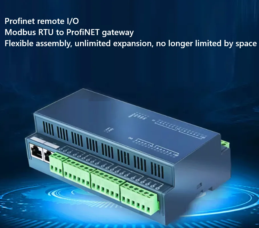Profinet distributed remote IO module supports 200smart1200 1500 HJ3204 ...