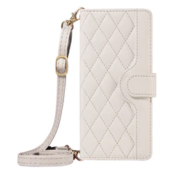 Versatile Crossbody Wallet Case with Multi - Card Leather Strap and Flip Cover - Galaxy A03 166mm (White)