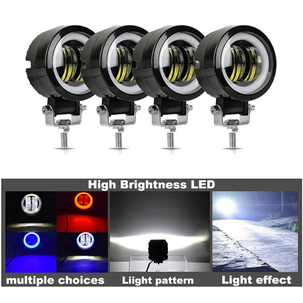 Motorcycle LED Spotlight Headlight Fog Light