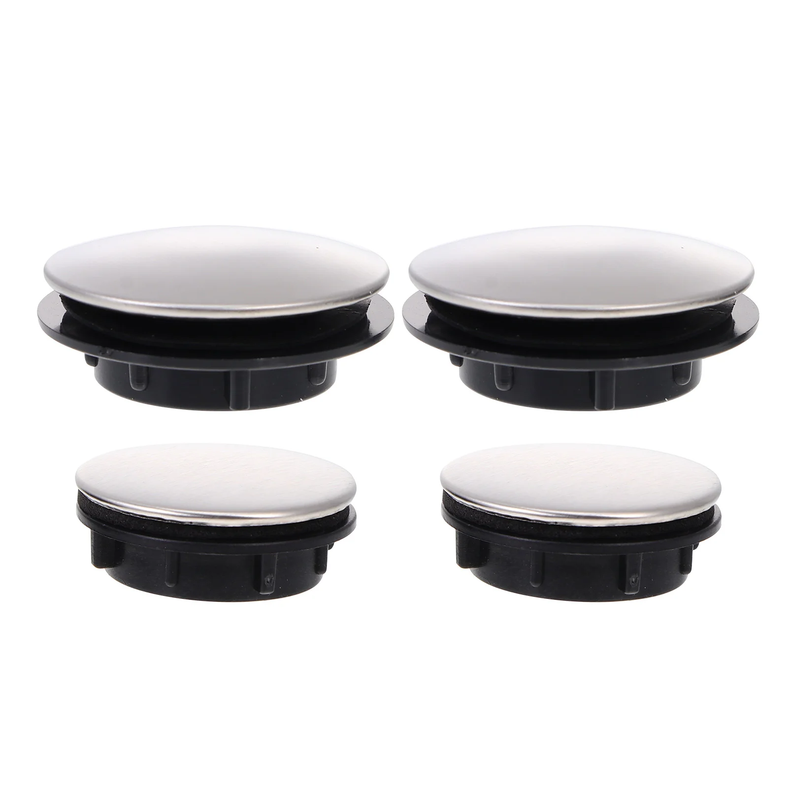 

4 Pcs Sink Hole Cover Kitchen Lid Faucet Sealing Cap Soap Dispenser Reliable Plug Accessory Stainless Steel Pp