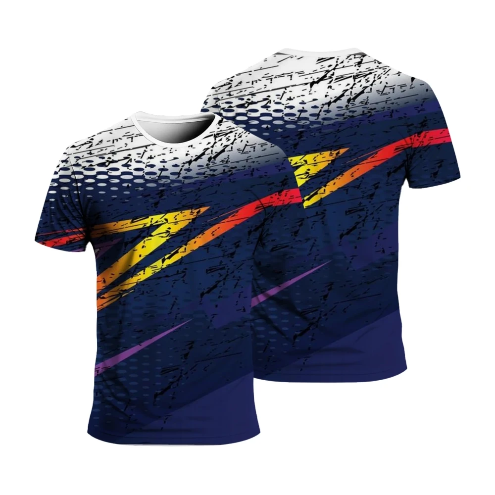 Comfortable Colorful Short Sleeve T-Shirt 5