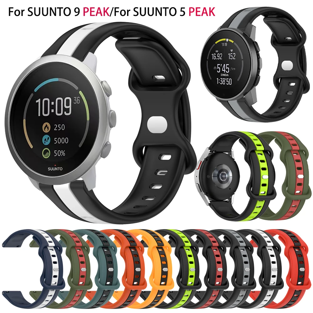 Correa SUUNTO de silicona para SPARTAN SPORT Wrist HR BARO Stealth