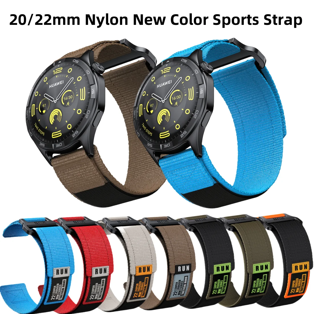 Premium 22mm Nylon Strap for Garmin Watches - Universal Fit