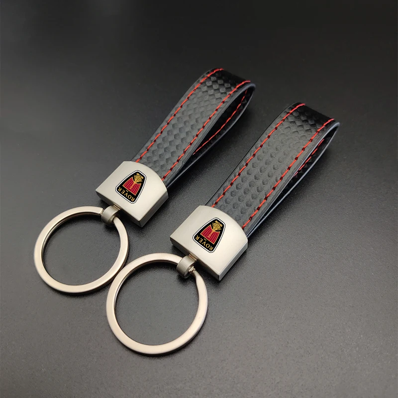 PU Leather Car Keychain Chain Key Rings Car Accessories For Rover 75 45 25 200 400 mars Tourer TF Metro P5 anti lost keychain,car key chain