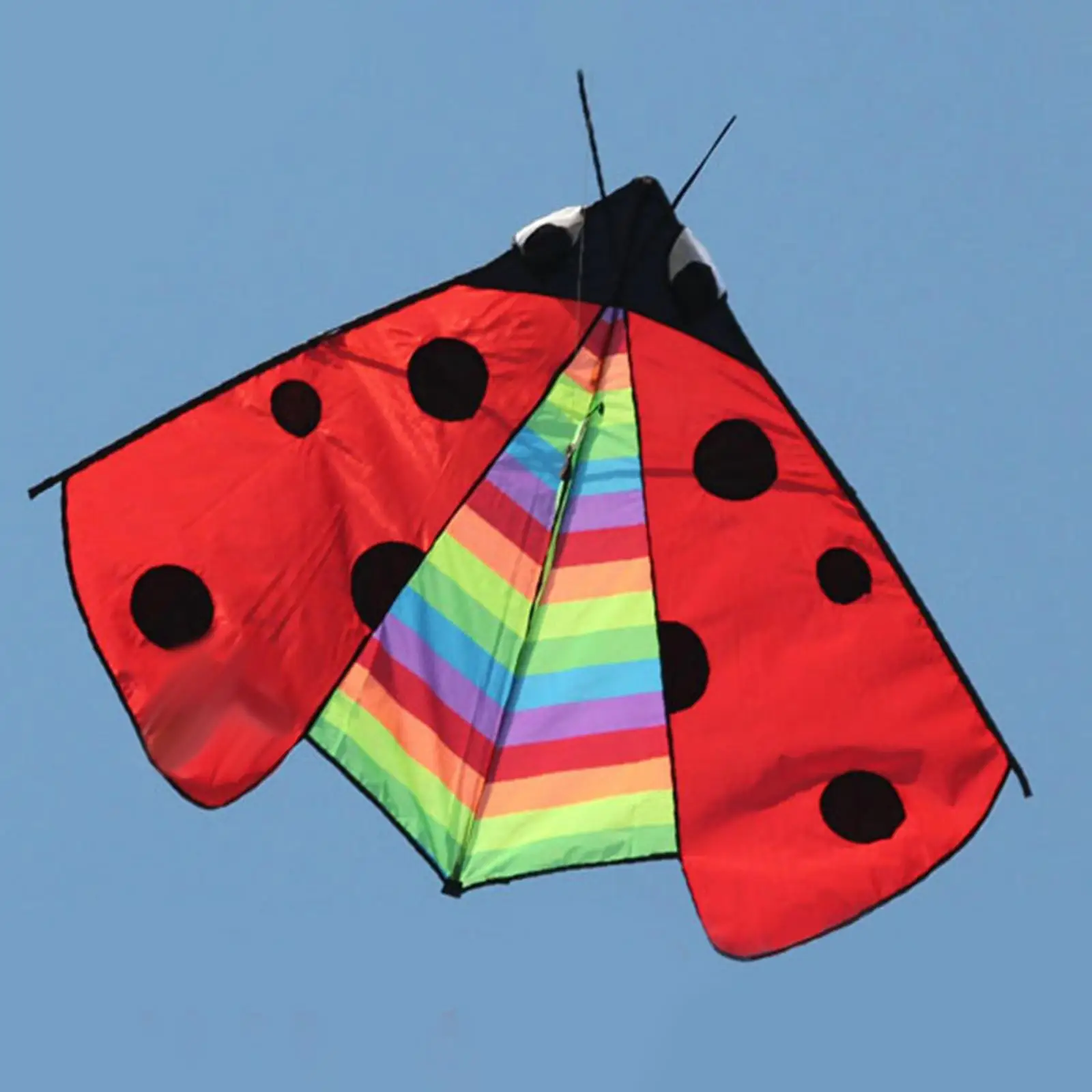 Colorful Ladybug Kite - Smooth Flying Experience for Children