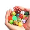 24PCS Bouncing Balls Funny Gifts For Kids Party Favors Rubber Vending Machine Toys Mixed Pattern Balle Rebondissante 32MM 4