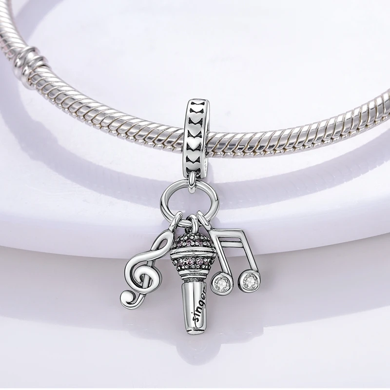 Fit Original 925 Sterling Silber Charms Perlen Welpen Herz Bogen Silber Charms Für Armband Anhänger Frauen Schmuck Geschenke – Detail 4