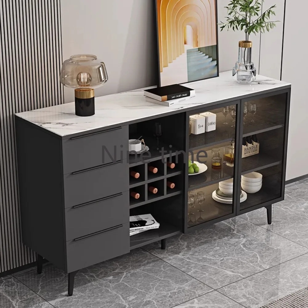 Shelf Coffee Bar Cabinet Home Wine Refrigerator Outdoor Kitchen Cabinets Cellar Rack Showcases Beer Shelves Liquor Display Mini
