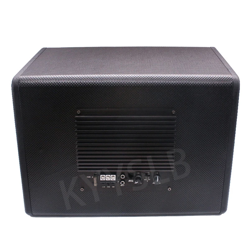 KYYSLB 1500W 10 Inch 4ohm Active Car Subwoofer Speaker High Quality Trapezoidal High Power Subwoofer Car Bass Audio Woofer