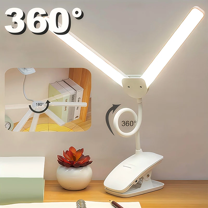 Luz Led Clip Para Atril Y Partituras Con Brazos Ajustables Color