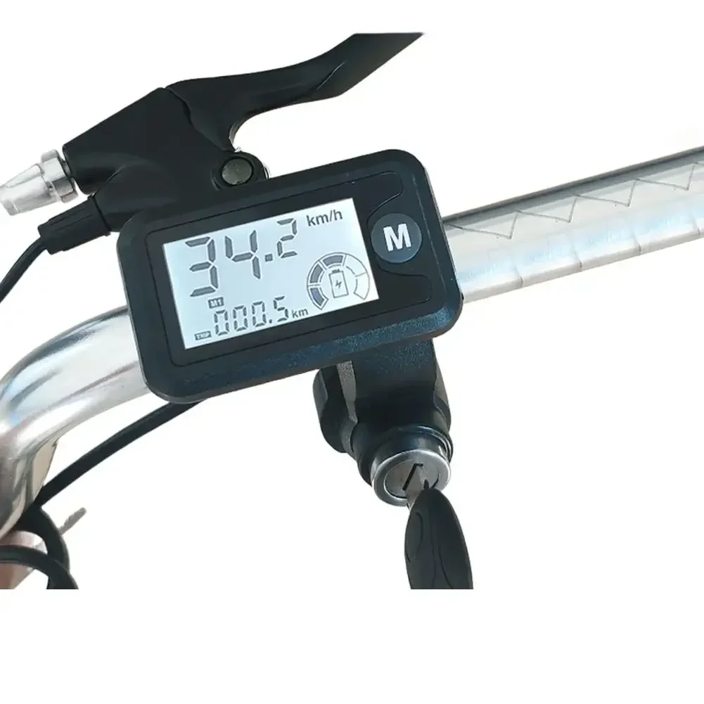Multifunctional E-Bike LCD Speedometer with Lock