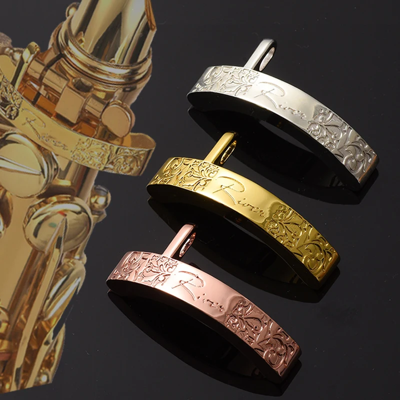 日本未発売品】River サックスレゾネーターゴールドプレート