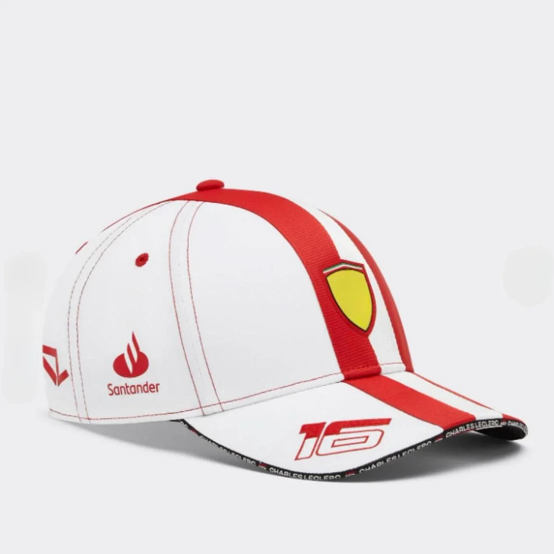 Фото Бейсбольная шапка Scuderia SF Team CHARLES жение 2024, классическая формула 1 №2