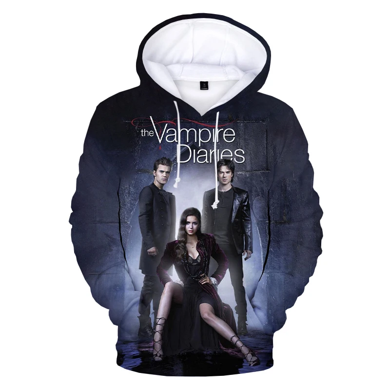 Cappuccio Felpa The Vampire Diaries Salvatore New The Vampire - Main Image