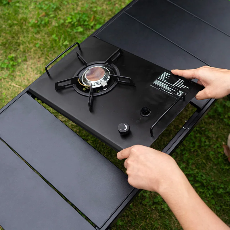 Nouvelle table de camping pliable portable, réglable en hauteur, pour pique-nique, barbecue, voyage en voiture et camping en plein air
