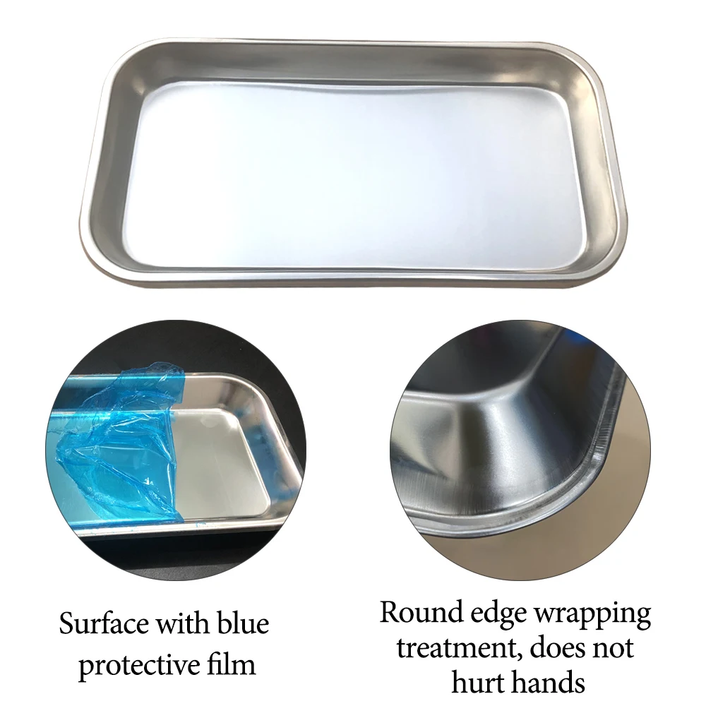 Nail Art Equipment Plate Stainless Steel Cosmetic Storage Tray 1PC nail art tools,nail manicure tools,nail manicure accessories,cosmetic storage tray