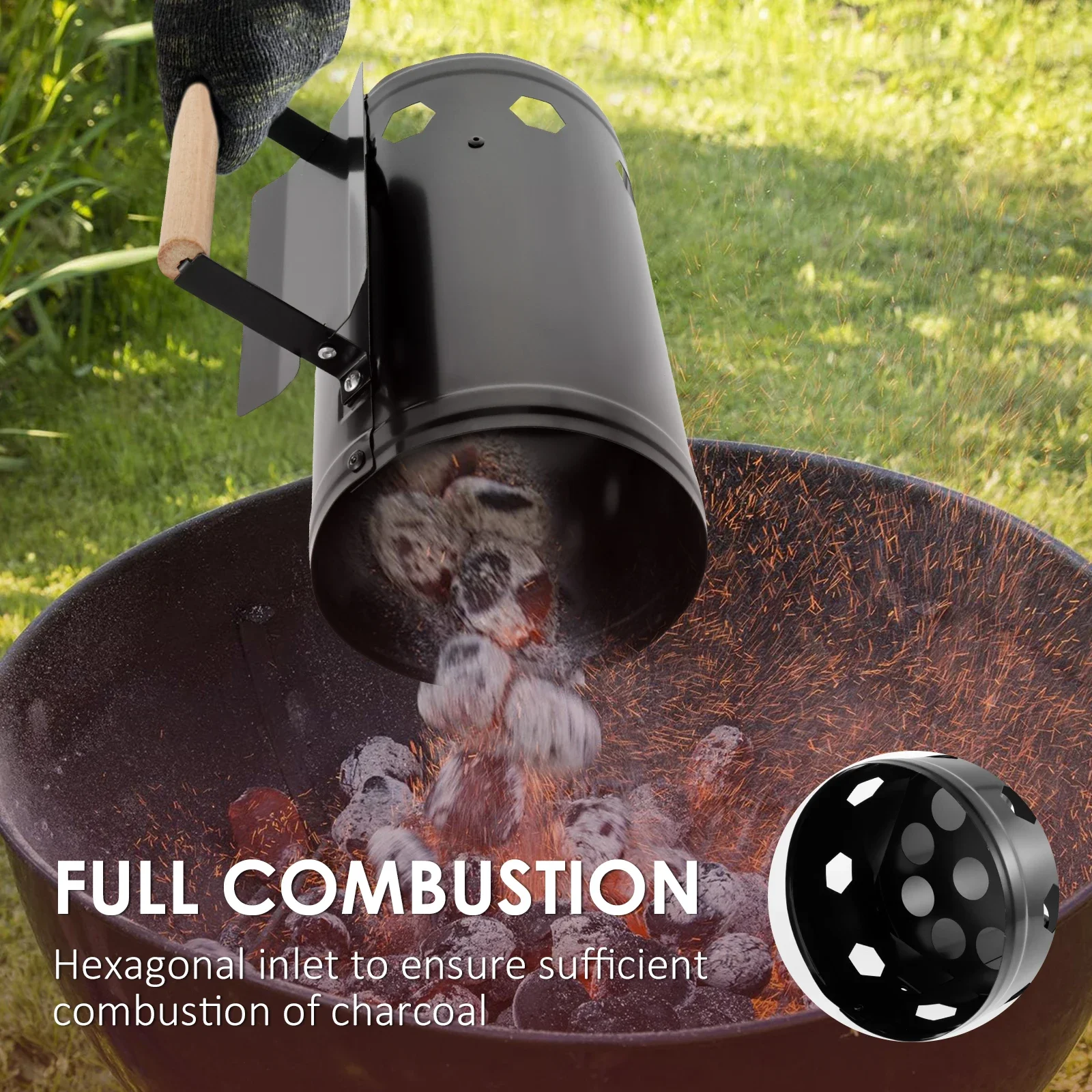 Charcoal Chimney Starter 4