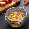 Double Ear Screen Flour Filter Screen Soybean Milk Snack French Fries Stainless Steel Mesh Strainer Handle Cooking Spoon 5