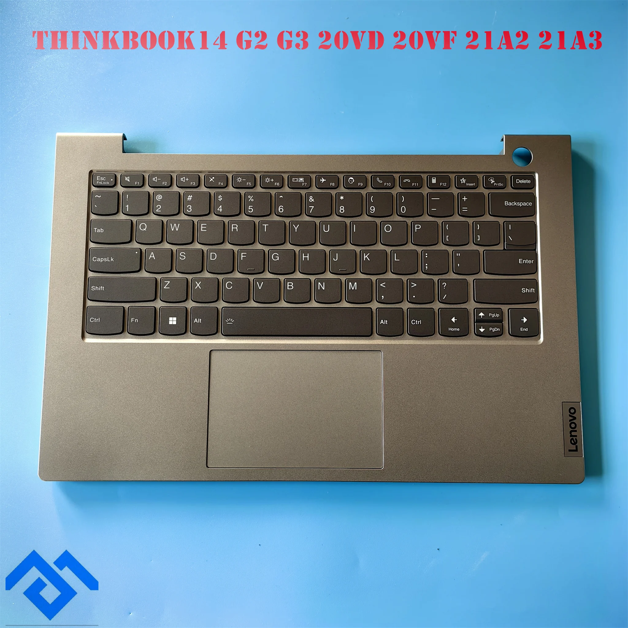 

US English Backlight keyboard palmrest assembly for LENOVO THINKBOOK14 G2 G3 ITL IIL ARE ACL 20VD 20VF 21A2 21A3 series GREY