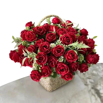 10 Heads Rose Bouquet artificial rose bouquet 1