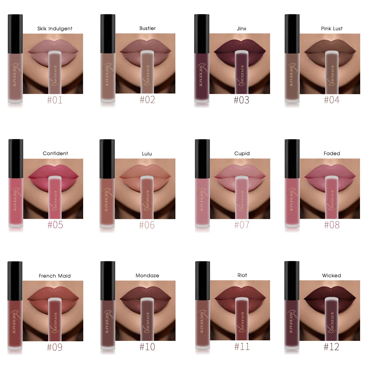 Waterproof Long Lasting Lip Glosses Matte Velvet Lipstick - Image 4