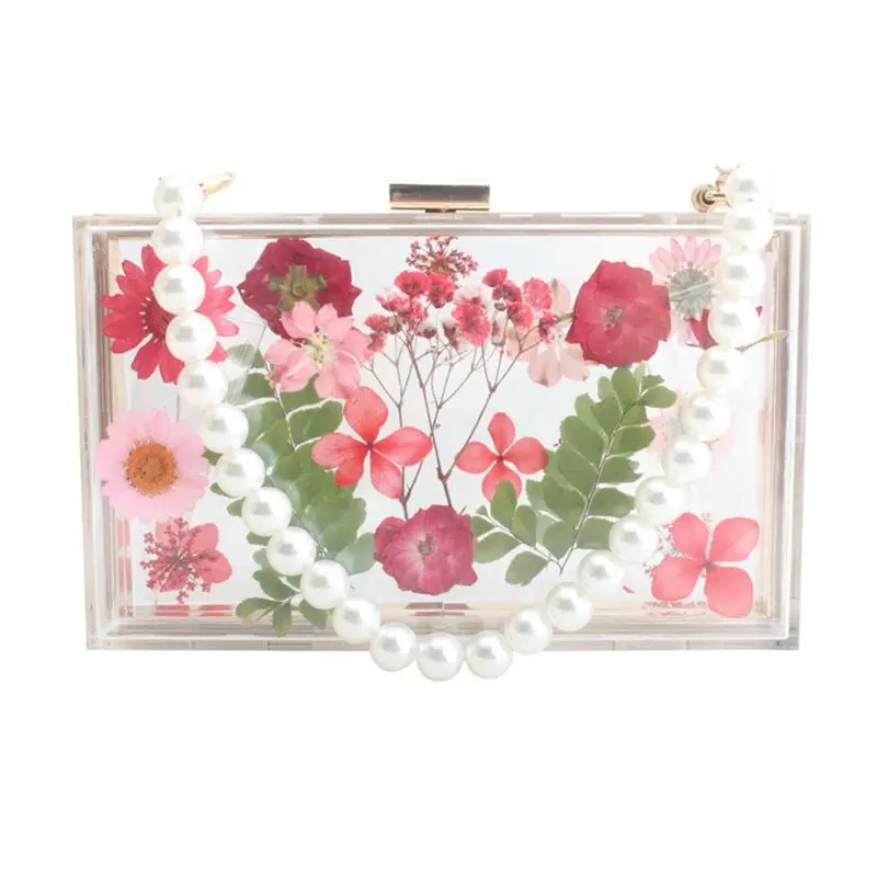 

Women Acrylic Transparent Evening Bags Purses Clutch Banquet Handbag