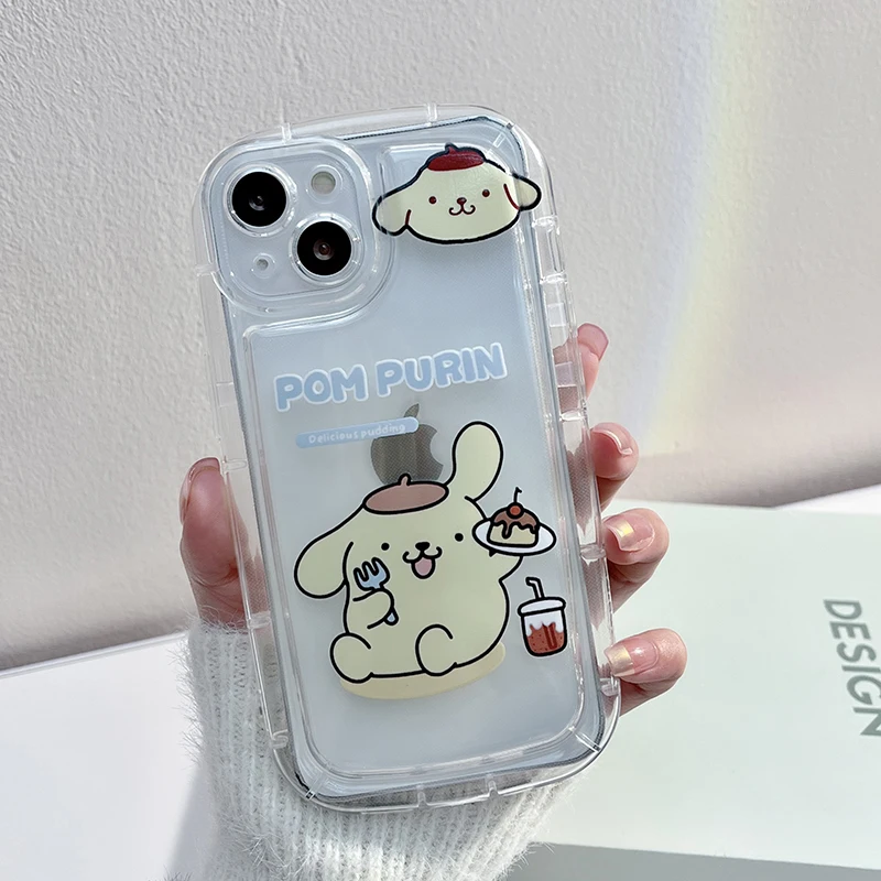 thumbnail image 1 of Hello Kitty Kuromi Clear Phone Case For Samsung Galaxy S23 S22 Ultra S21 Plus A51 A71 A04 A04S A14 A34 A54 A13 A23 A12 A22 Cover, 1 of 5