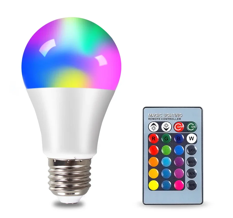 E27 RGB foco IR