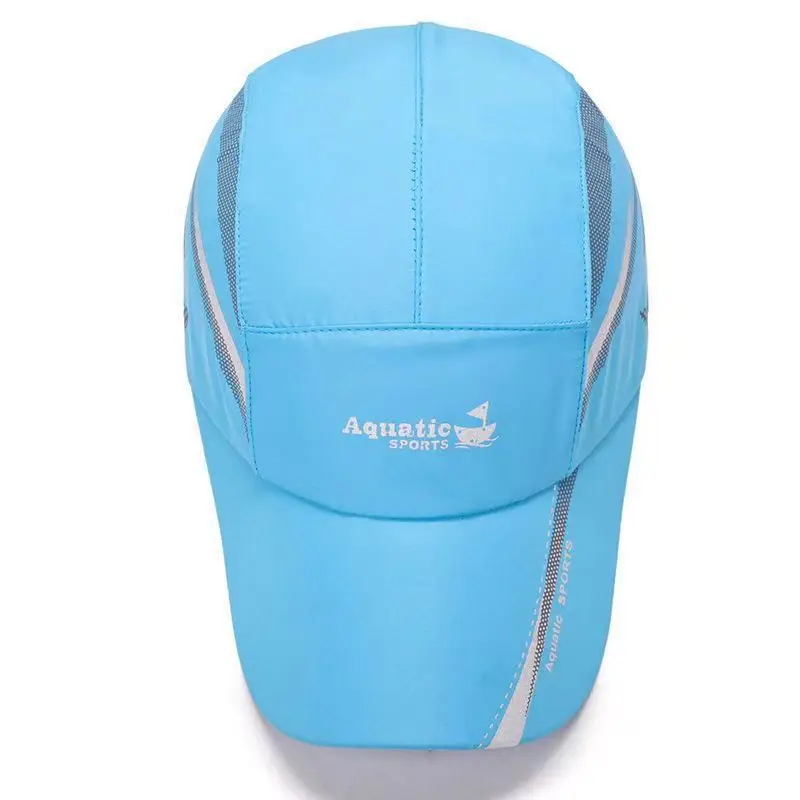 Schnell trocknende Baseballkappen, modische Hüte mit Segelboot-Aufdruck, für Outdoor-Angeln, Wandern, atmungsaktiv, zum Laufen, Sonnenschutz – Detail 4