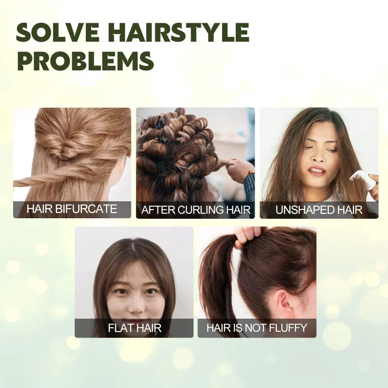 60ml Hair Curl Mousse Natural Curl Boost Sculpting Hair Bounce Cream for Female Repair Curling Essence Care Elasting