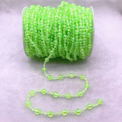 

2 Yards 3-8mm Artificial Pearls Flower Ball Beads Chain Garland Flowers Wedding Party Decoration Diy Accessories