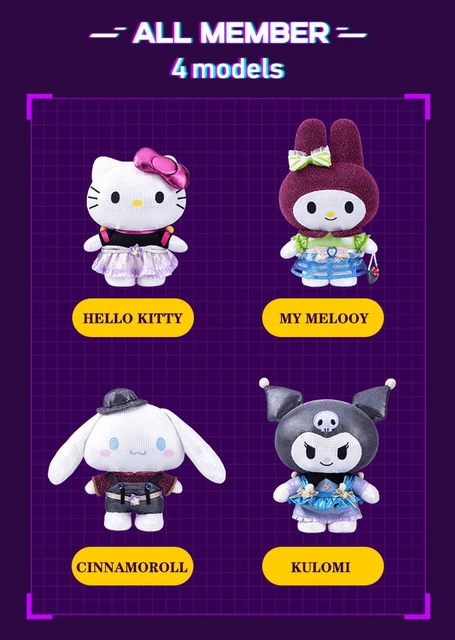 Série Cyberpunk Poupée Kuromi Poupée Hello Kitty Poupée My Melody