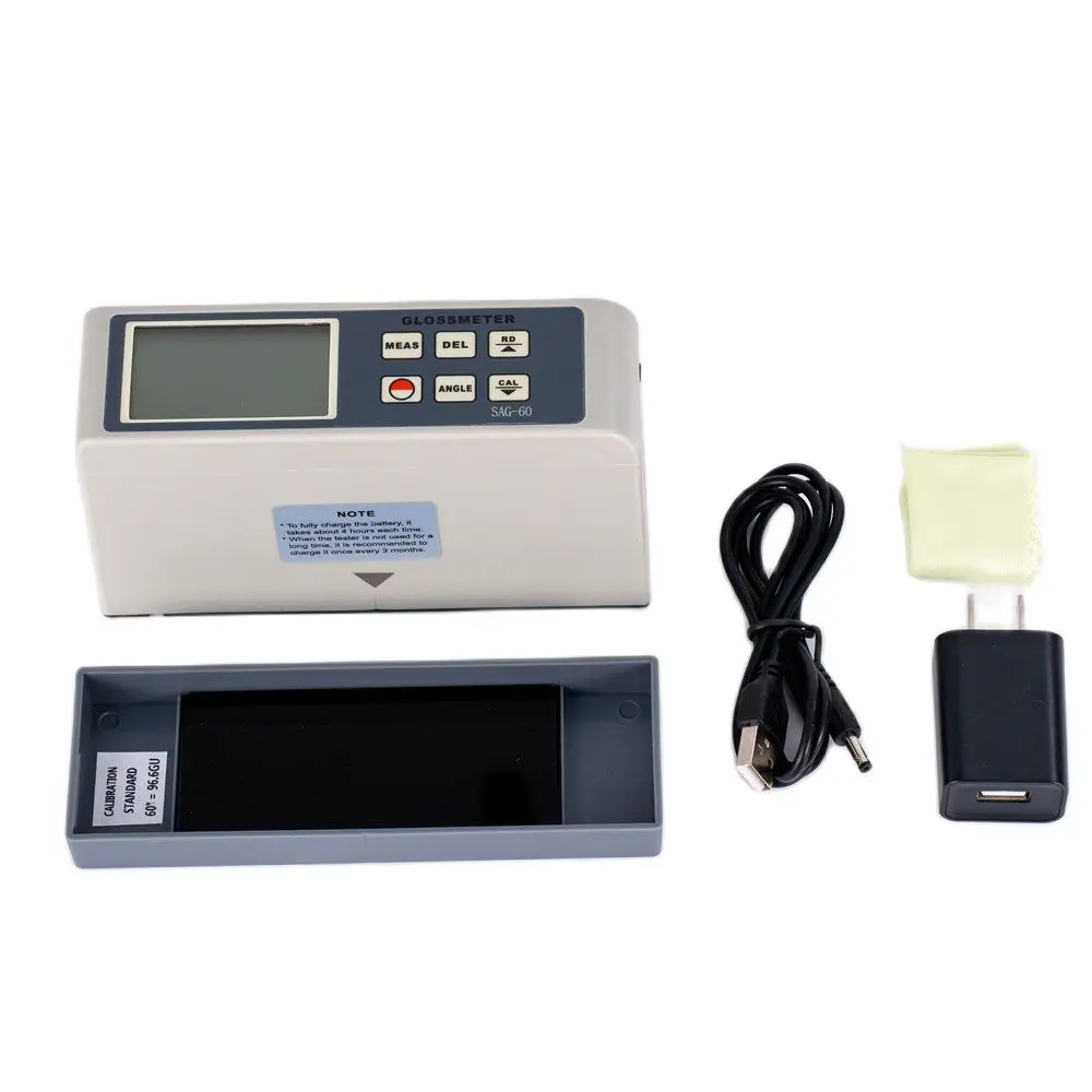 SAG-60 Eyelet Glossometer Little hole Digital Paint Gloss gauge instrument of surface gloss of paper, bamboo, plastic, film 5