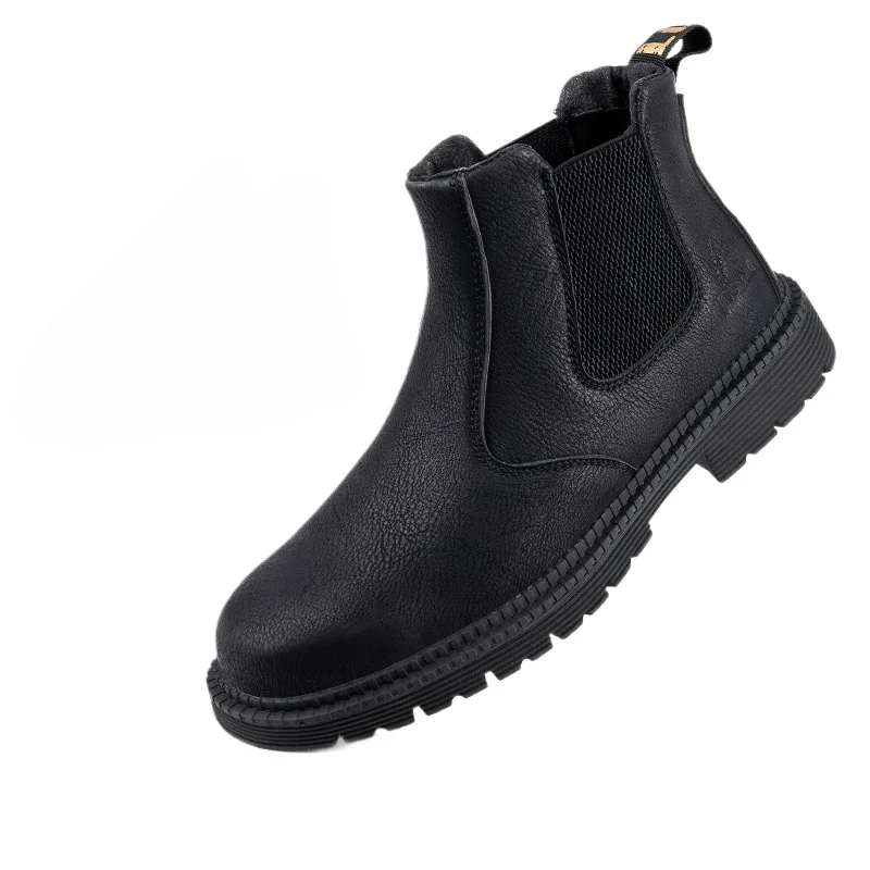 Men's Safety Boots Waterproof Work Shoes Male Indestructible Safety Shoes Anti-smash Steel Toe Shoes Puncture-Proof Sneakers 안전화 S2cd5eea03e3541759e12b7c7976e062bq