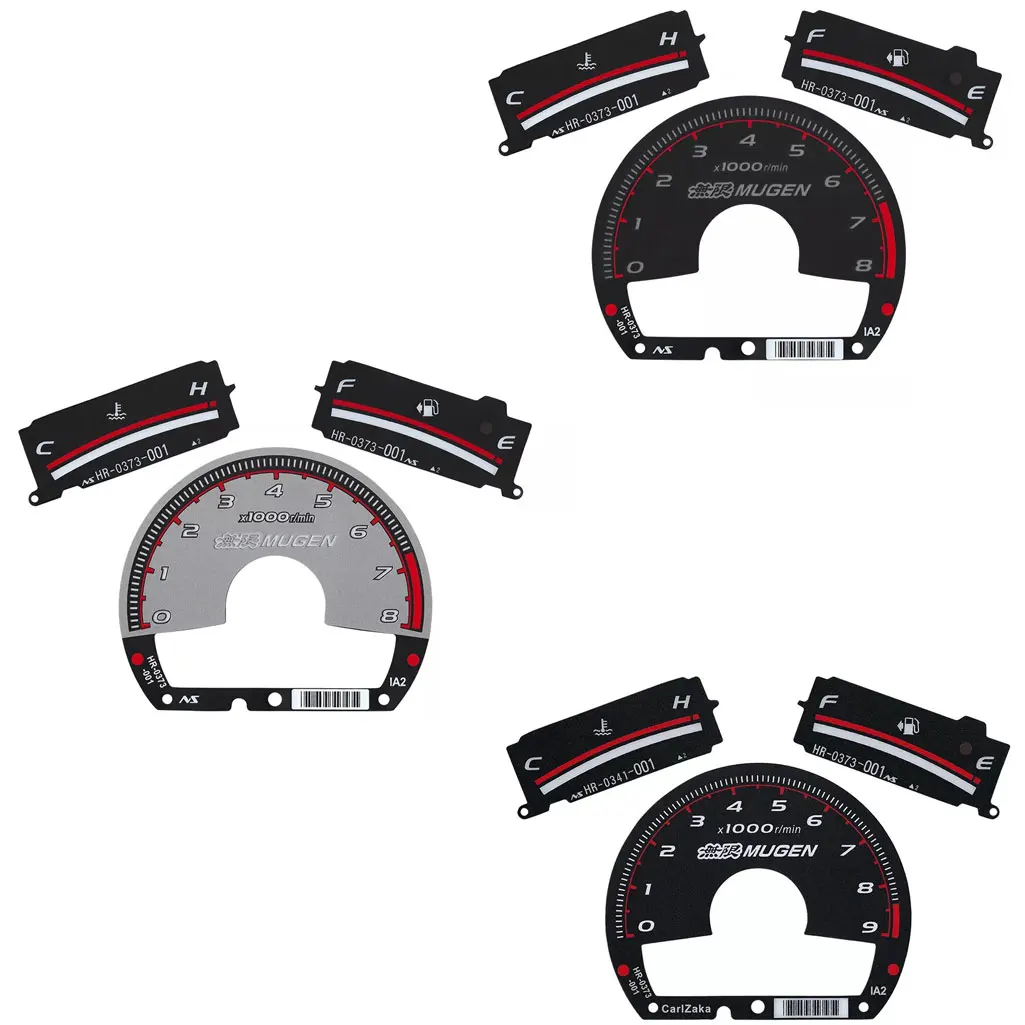 Cara de calibre para Honda Civic FA5 FG2 FA1 FD1 estilo MUGEN 9000rpm 8000rpm