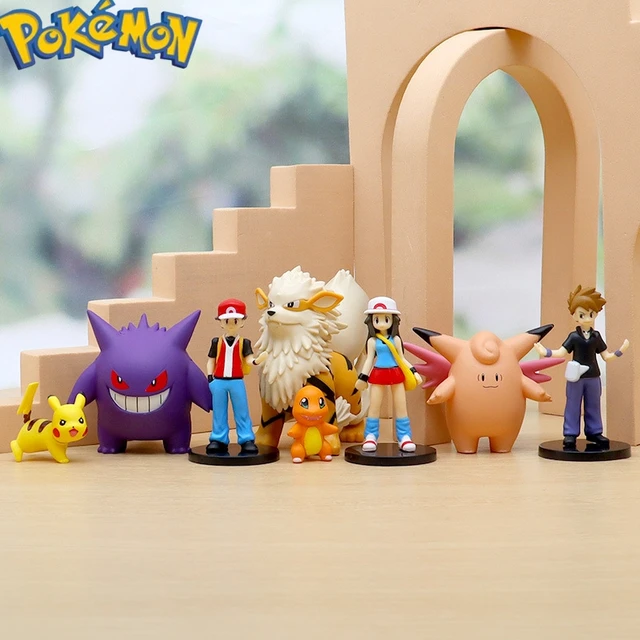 Gobelet Pokemon Pikachu jusqu'à canard Gengar, 4 pièces, figurines Anime,  modèle de jouet, ornements de voiture créatifs, décoration de gâteau,  cadeau de collection - AliExpress