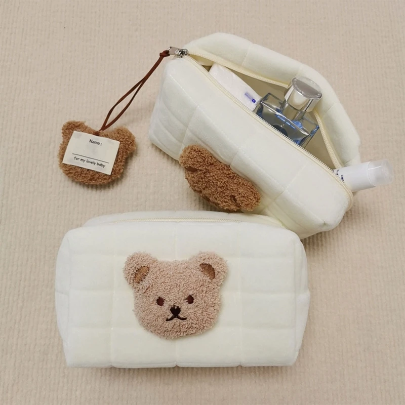 

Cartoon Bear Baby Organizer Women Lady Travel Makeup Bag Multifunctional Cosmetic Pouch Purse Casual Storage Case