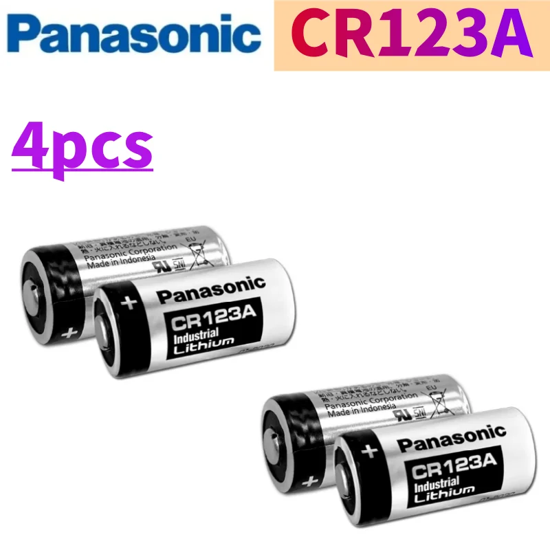 Original Panasonic 123 Lithium 3V Arlo Camera Battery CR123A CR17345 DL123A EL123A 123A 2~10PCS power tool battery rechargeable lithium batteries