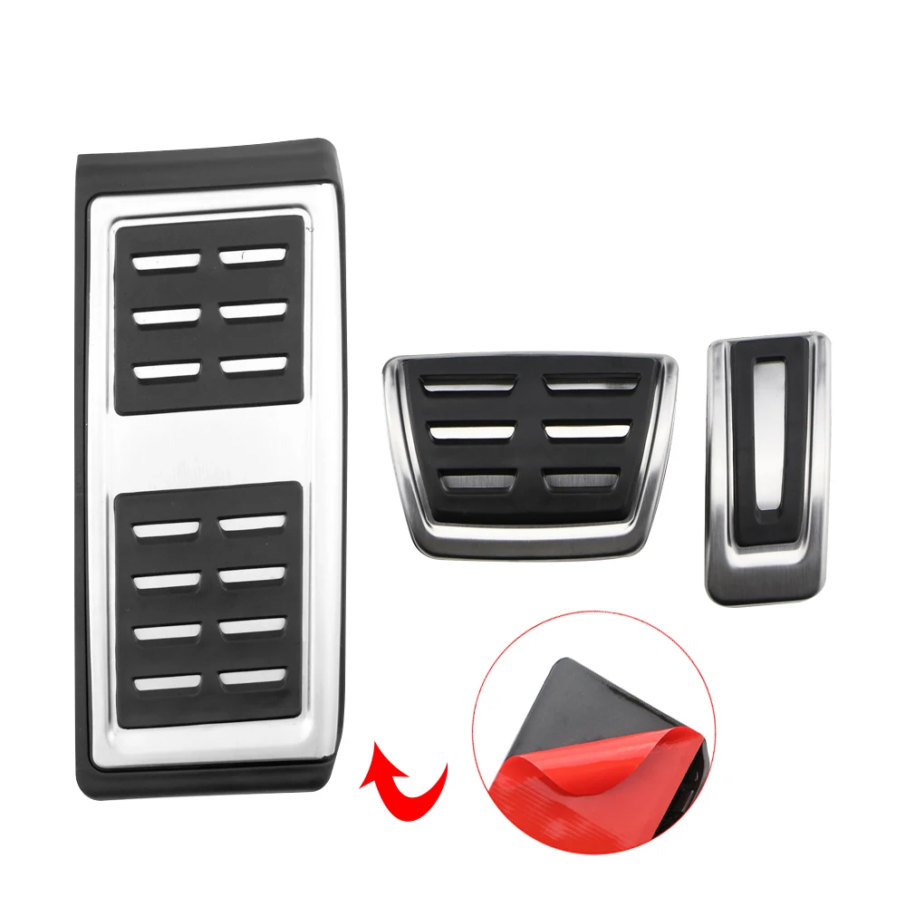 Seat Tarraco Ibiza LEON Arona Ateca Auto Pedals Stainless Steel Gas Accelerator Fuel Brake Pedal Cover
