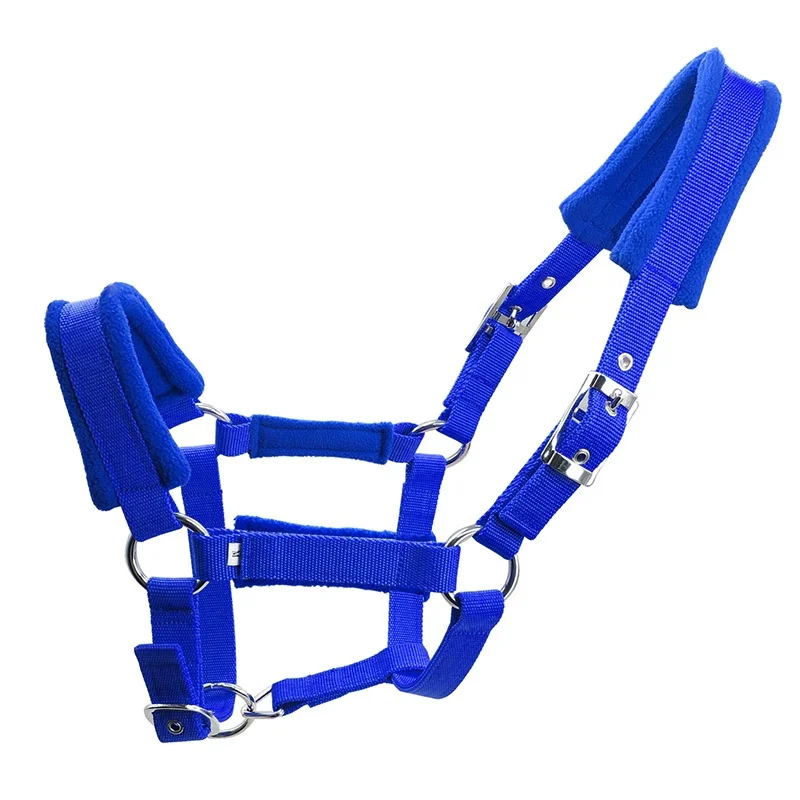 Horse Halters Headcollar Equestrian Equipment Adjustable Thicken Horse Bridle Head Collar Horseback Strap Stable Protective 2