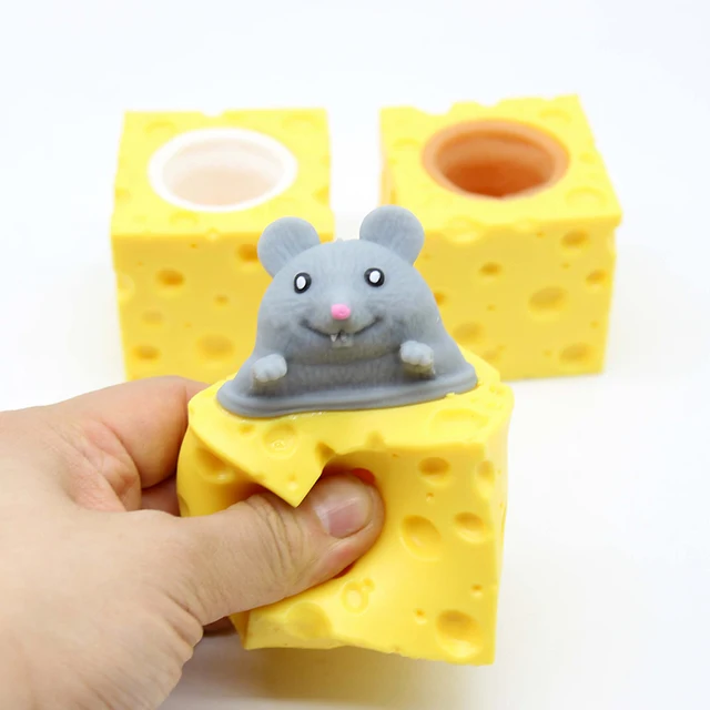 Cheese Mouse Stress Toy 2