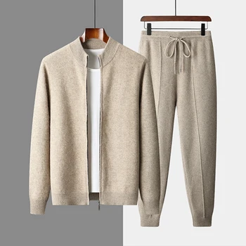 Bellissimo abito da uomo con cardigan da schiavo al 100% per l'autunno e l'inverno 1