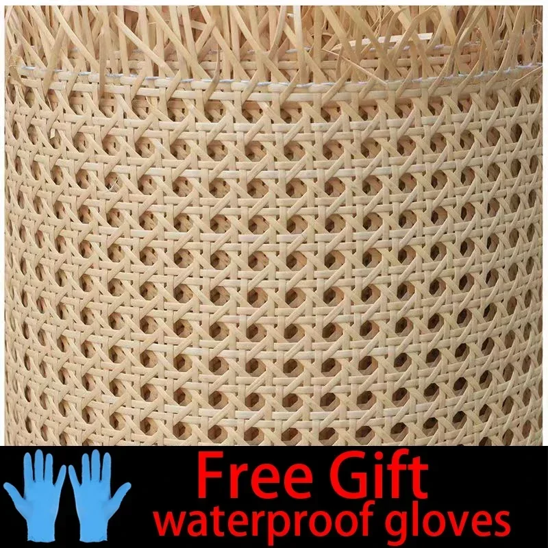Indonesian Vinyl Weave Rattan Cane Webbing Roll Furniture Repair Material