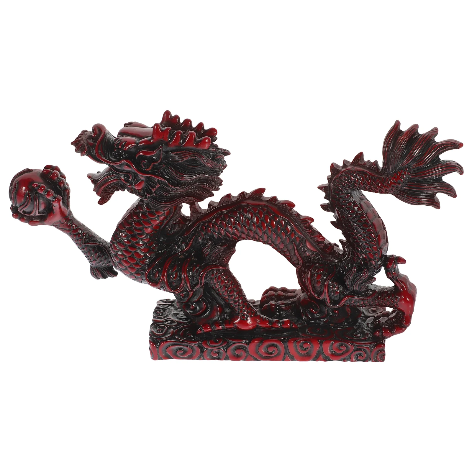 

Resin Dragon Statue Gift Figurine Indoor Desktop Decor Cupboard Chinese Statues Cabinet