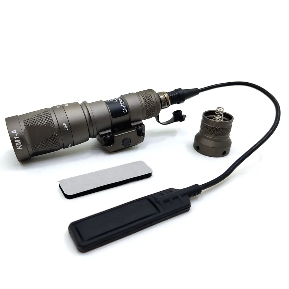 SOTAC Tactical Light M300 M300V IR Lighting & LED White Scout Flashlight with Remote Pressure Switch