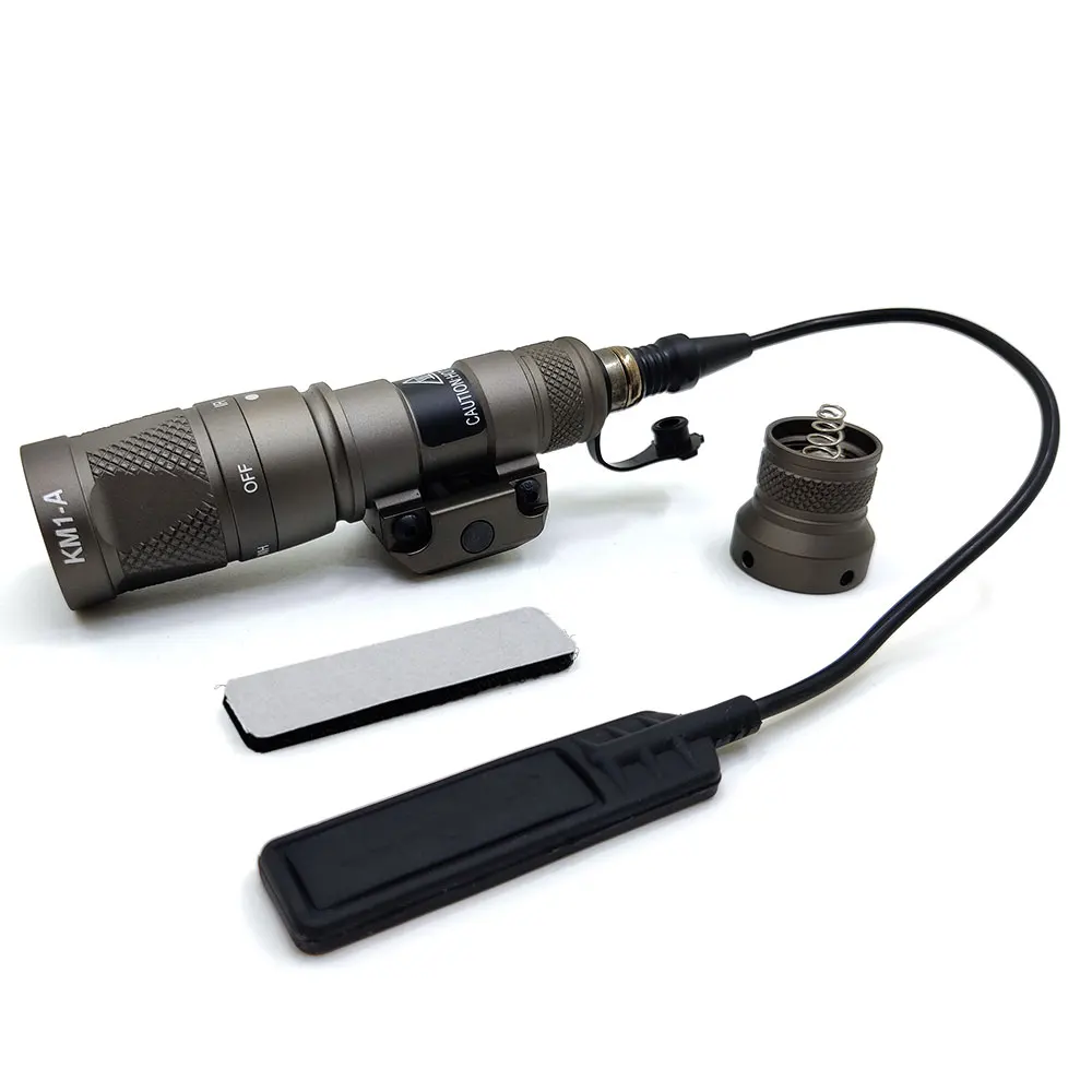 SOTAC Tactical M300V IR Lighting and LED White Scout Flashlight with Remote Pressure Switch