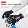 Winter Ski Gloves Sports Cycling Gloves Warm Men'S Pu Leather Gloves Non-Slip Touch Screen Gloves 4