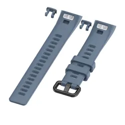 Original Silicone Fashion Wristband Strap - Soft and Stylish Bracelet - Huawei band 3 (Stone blue)